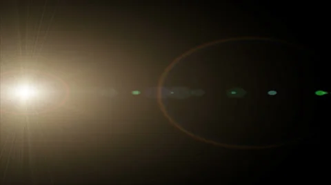 Lens Flare Reveal Stock Footage 31809502