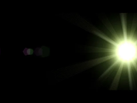 Lens Flare Reveal Stock Footage 31810367