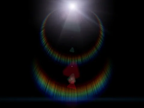 Lens Flare Reveal Stock Footage 31813345