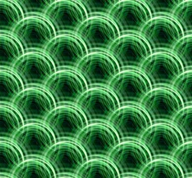 Lens Flare ring green pattern Illustrazione stock