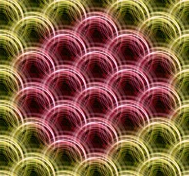 Lens Flare ring mix pattern Illustrazione stock