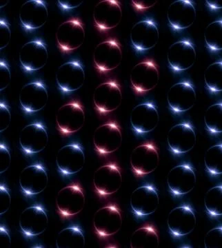 Lens Flare round mix ring pattern Illustrazione stock