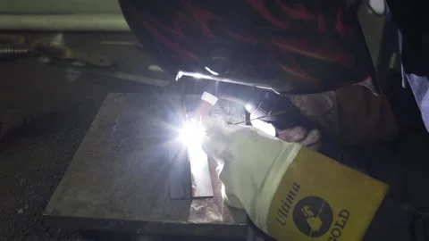 Lens Flare From Soldering 2 Stock Footage 151605215