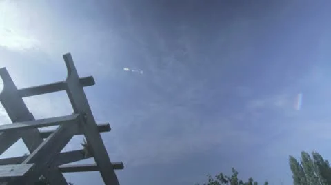 Lens flare Timelapse Stock Footage 8910810