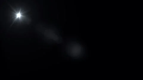 Lens flare in top left of frame on dark blue Stock Footage 325291304