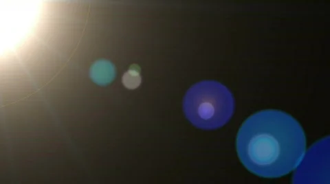 Lens flare transitions 库存影片 730793