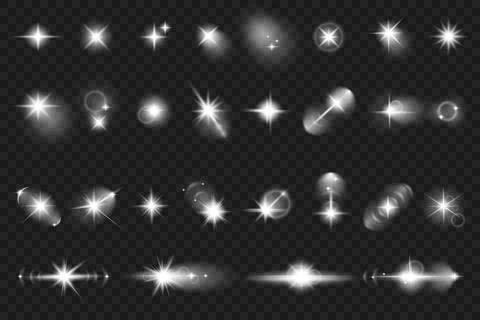 Lens Flare Vector Stock Illustration