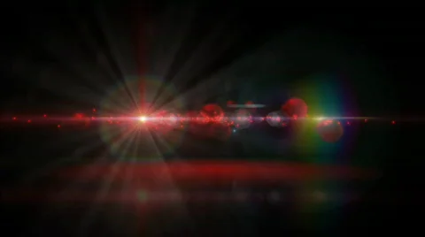 Lens flare wipes with reflections Stock Footage 777210