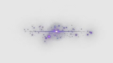 Lens flares and particles of light radiating outward from the center Stock Footage 341469107