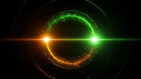 green optical flares