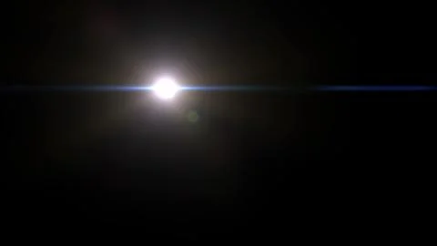 Lens flares white light Illustrazione stock