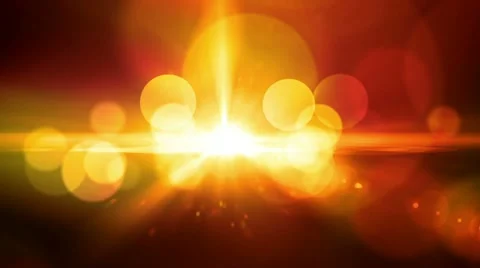 Lens focus balls on a colored stroke animatoin Stock Footage 12747383