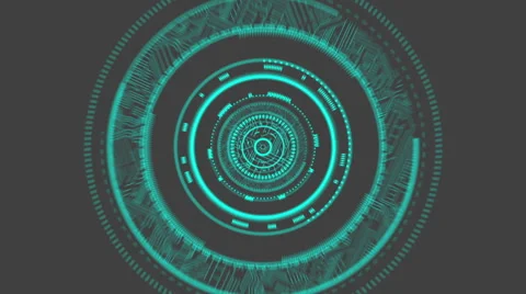 Lens focus interface graphic Stock Footage 47519902