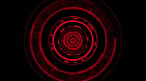 Lens focus interface graphic Stock Footage 47520343