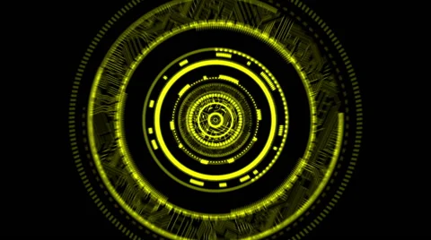 Lens focus interface graphic Stock Footage 47520862