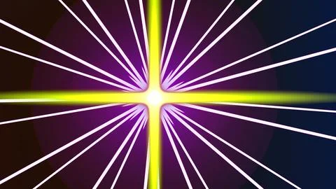 Lens Glimmer Glow Effect Stock Illustration