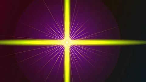 Lens Glimmer Glow Effect Stock Illustration