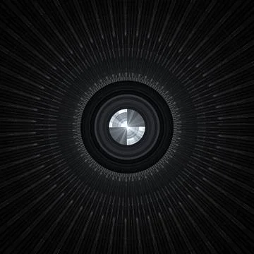 Lens Stock Illustration