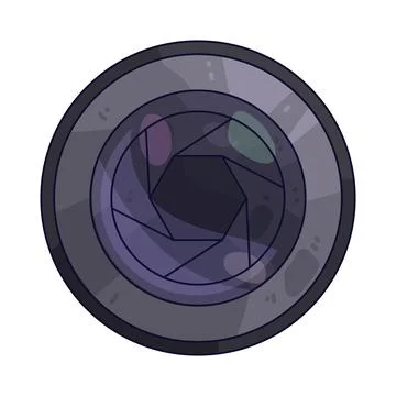 Lens illustration Stock Illustration