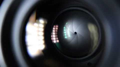 Lens Iris Opening And Closing 4 Stock Footage 47997602