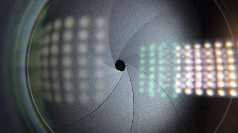 Lens Iris Opening And Closing Stock Footage 47998178