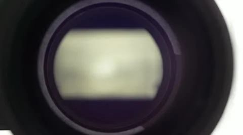 Lens iris while taking picture with analog camera Video stock 20586471