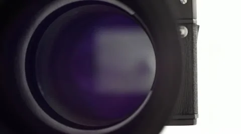 Lens iris while taking pictures with different aperture setting Video stock 20586440