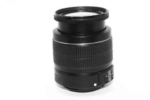 Lens isolate on a white background Stock Photos