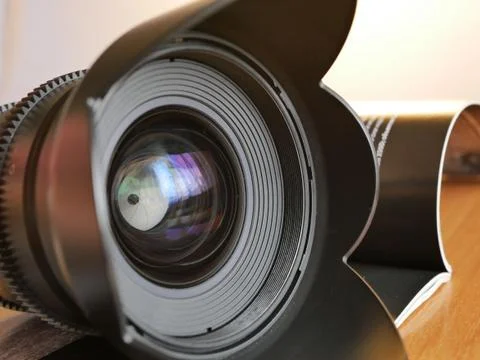 Lens on the journal Stock Photos
