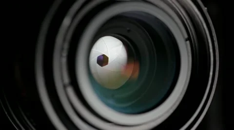 Lens operation Stock Footage 10915524