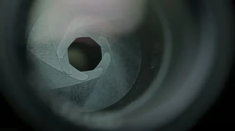 Lens operation Stock Footage