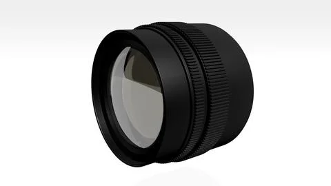 Lens reflex camera 3D Model