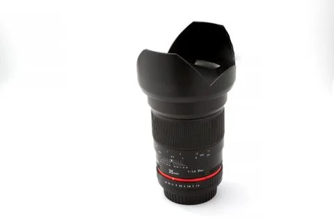 Lens for SLR camera 스톡 사진