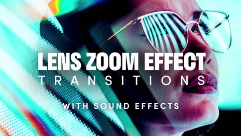 Lens Zoom Effect Transitions After Effects Template Stock After Effects