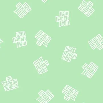 Lenses video camera line vector seamless pattern Illustrazione stock