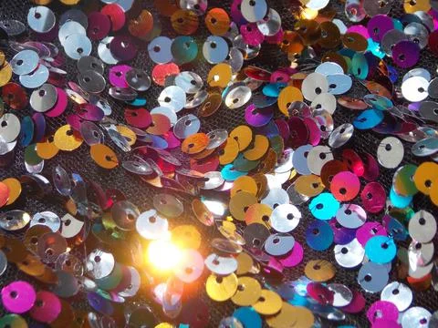 Lentejuelas Foto stock