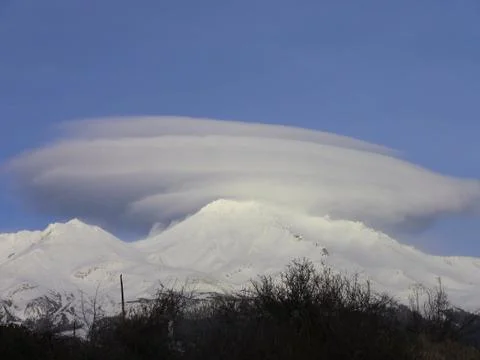 Lenticular Clouds Stock Photos