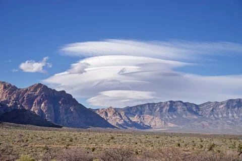 Lenticular Clouds Stock Photos