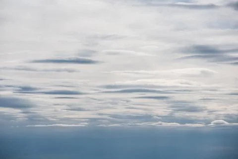 Lenticular clouds Stock Photos