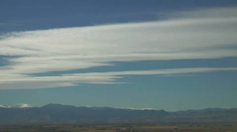 Lenticulars on a blue sky Stock Footage 54744745