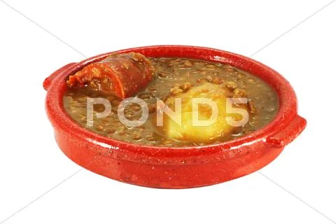 Lentil casserole Stock Photos