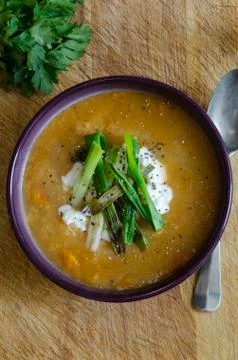 Lentil soup Stock Photos