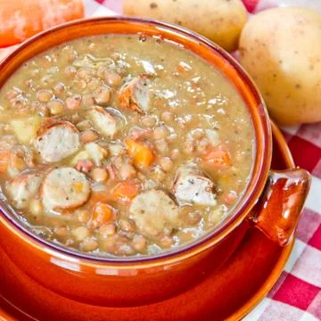 Lentil soup Stock Photos
