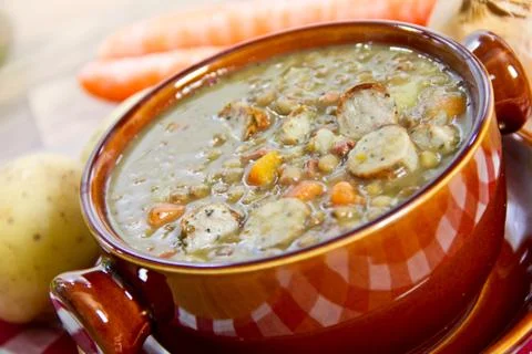 Lentil soup Stock Photos