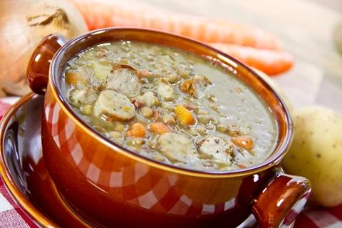 Lentil soup Stock Photos
