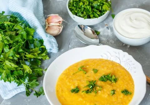 Lentil soup Stock Photos