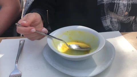 Lentil soup with red pepper. Stock Footage 288710333