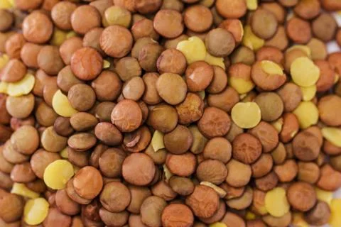 Lentils for background or texture Stock Photos