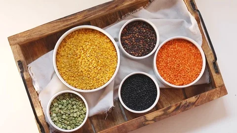 Lentils Stock Footage 98233819