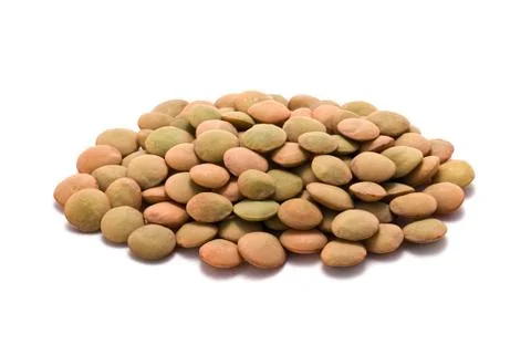 Lentils isolated Stock Photos